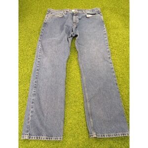 Eddie Bauer Jeans Mens 40x34 Blue Denim Medium Wash Straight Leg Streetwear